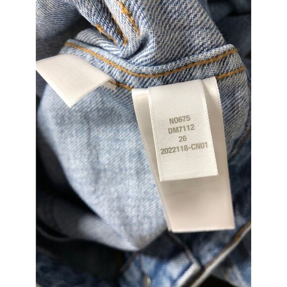 Madewell Baggy Cargo Jeans Baggy Zip-Off Edition Thetford Wash NWT Size 26 - Picture 11 of 13